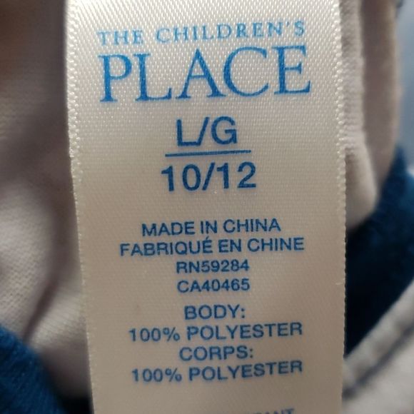 𝅺3 for $25 Children's Place Boys Tank Top Shirt 10 12 Smiley Face Chill Mode - Picture 3 of 4